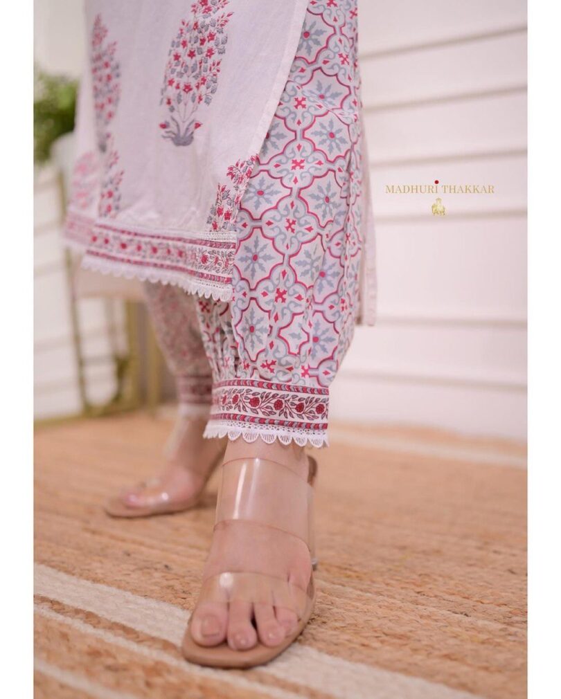 Premium Cotton Afghani Suit With Pocket - Image 8