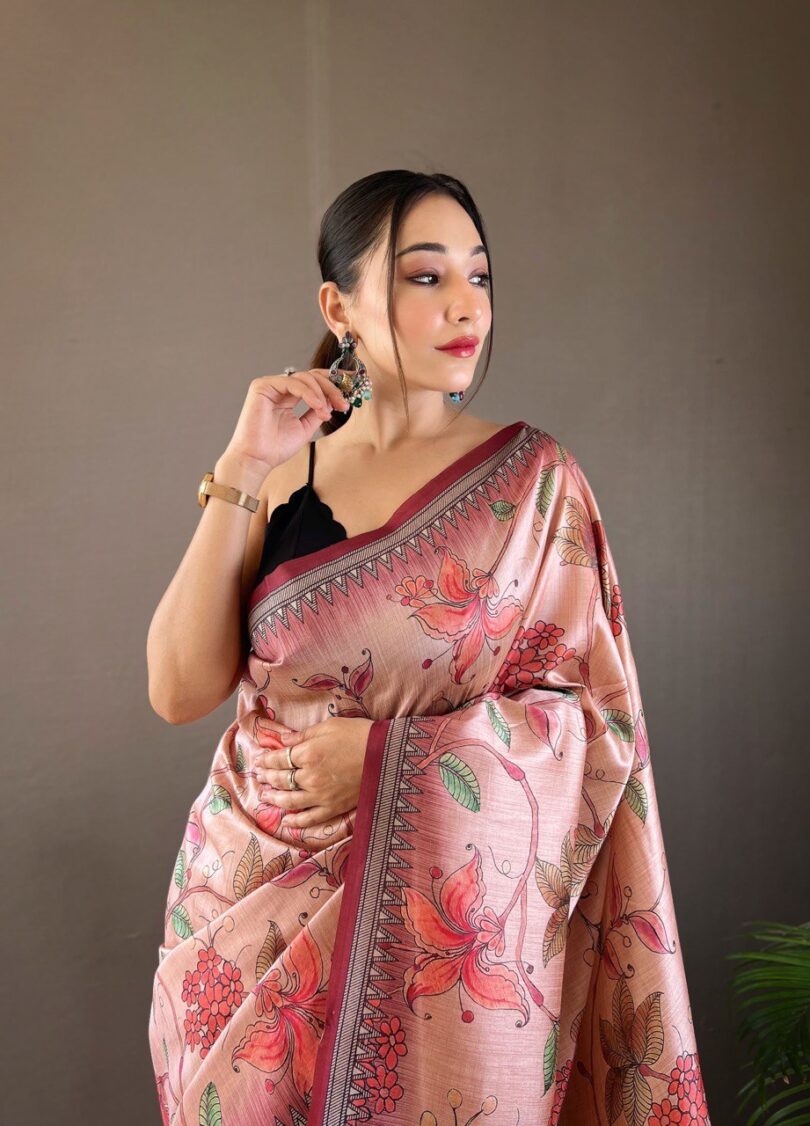 Szarna silk sarees with digital printed - Image 3