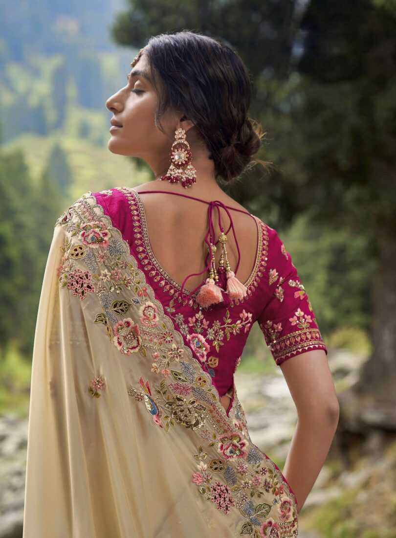 Pure Soft Zimmy Cho Saree - Image 3