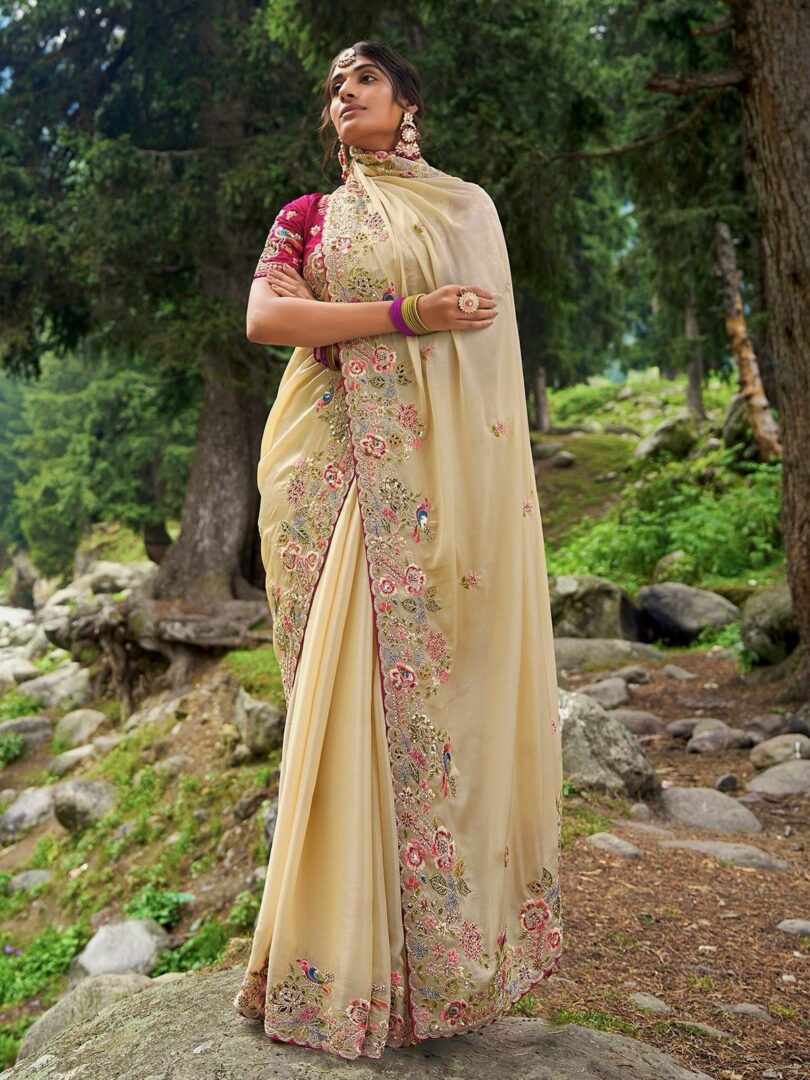 Pure Soft Zimmy Cho Saree - Image 2