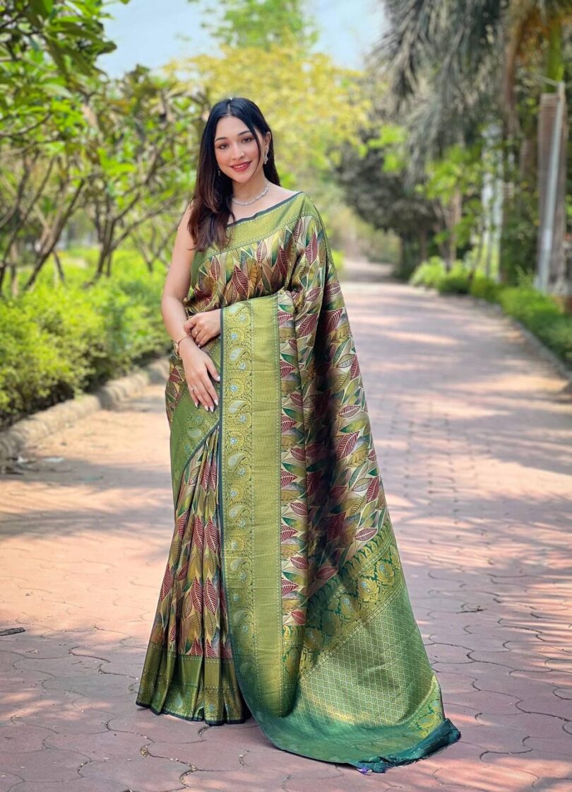 Anushka Kanjivaram Silk Pattu Concept - Image 2